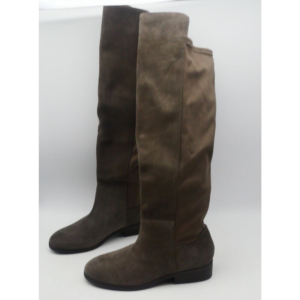 NEW Lucky Women's 7 Calypso Falcon Oiled Suede Tall Boots WIDE CALF - Picture 3 of 10